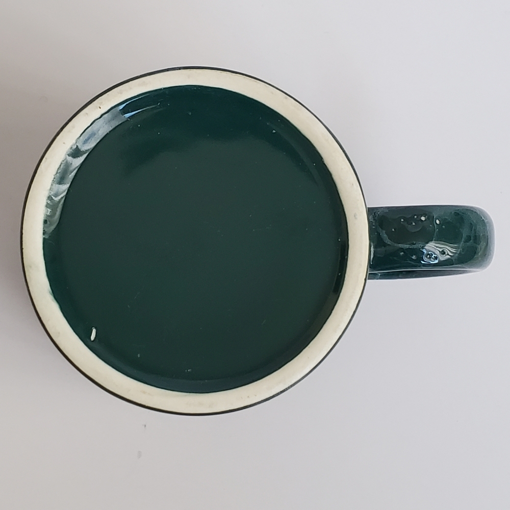 Green Mug With Marble Pattern Design - Picture 7 of 10